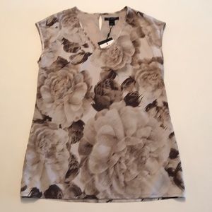 Silk v-neck blouse